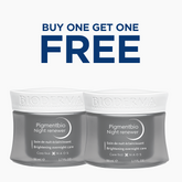 Two Bioderma Pigmentbio Night renewer jars with 'Buy One Get One Free' text on a white background.