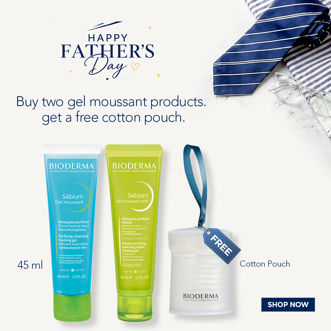 Buy Sebium Actif and Gel moussant 45ml and get a free cotton pouch